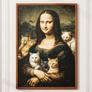 Mona lisa painting - Etsy 日本