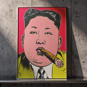kim jong un cigarette meme Kim Jong Un Poster