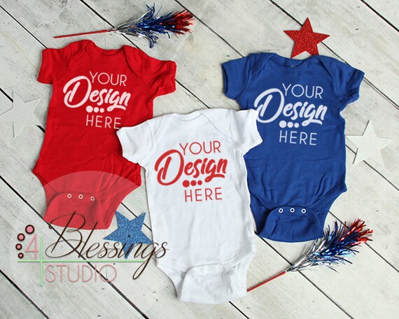 Baby Mockup Red White Blue Shirts Mock Up Patriotic Baby Mockup Red White Blue Shirts Mock Up Patriotic