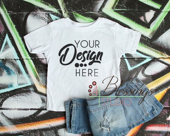Download Blank White Kids T-Shirt Mockup White Shirt Mockup - Free ...