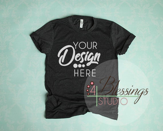 Bella Canvas Mockup Dark Gray Heather Bella Canvas 3001 Bella Canvas Mockup Dark Gray Heather Bella Canvas 3001