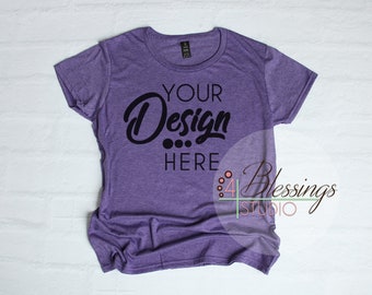 Purple Anvil Shirt Etsy