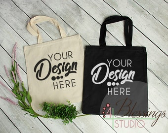 Tote Bag Mockup Canvas Tote Mockup Natural Black Tote Mock Up Blank Tote Bag Photo Shopping Bag Mockup Tote Bag Flat Lay Stock Photo Colors 3d Wall Logo Mockup