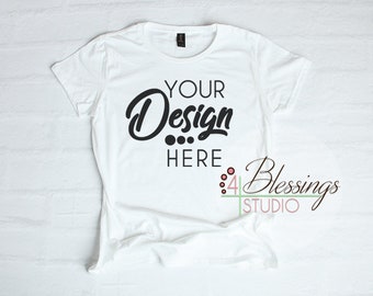 Download Anvil Tshirt Mockup 880 Women S Tshirt Mockup White Shirt Flat Shirt Mock Up Styled Tshirt Flat Lay Real Photo Blank Shirt Tshirt Template 100 Logo Psd Vector Mockup Templates Yellowimages Mockups