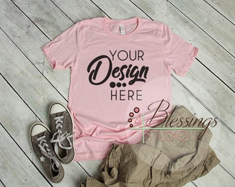 Download Pink T Shirt Bella Canvas Mockup 3001 Pink Unisex Shirt Pinkt Shirt Flat Shirt Mockup Shirt Flat Lay Mens Shirt Mockup Printful Mockup Poster Mockups Free Premium Yellowimages Mockups