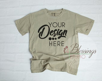 Download Comfort Colors Tshirt Mockup 1717 Unisex Shirt Mockup Sandstone Shirt Flat Shirt Mock Up Styled Tshirt Flat Lay Real Photo Blank Shirt 3d T Shirt Mockup Yellowimages Mockups