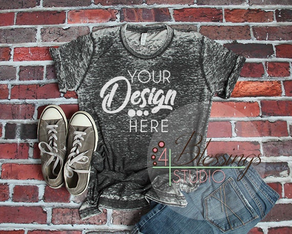Bella Canvas 3650 Mockup Grey Acid Wash Unisex T-Shirt Bella Canvas 3650 Mockup Grey Acid Wash Unisex T-Shirt