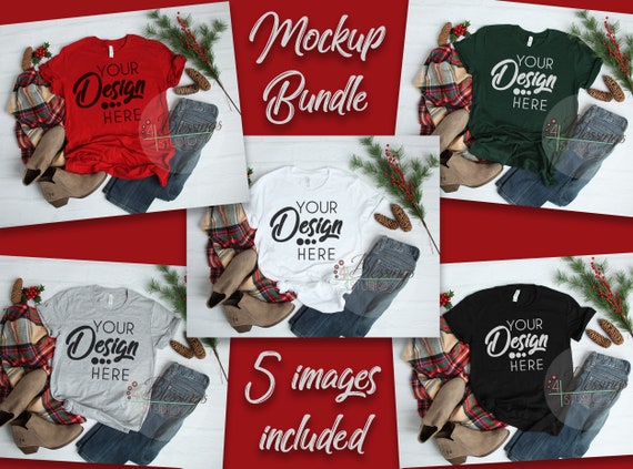 Winter Mockup Bundle Bella Canvas Mockup Bundle T-Shirt Winter Mockup Bundle Bella Canvas Mockup Bundle T-Shirt