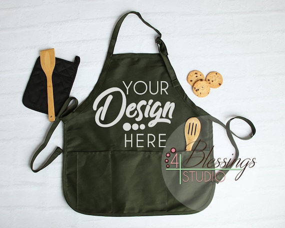 Download Apron Mockup Blank Apron Template Forest Green Apron Mock Free Psd Mockups Brochure