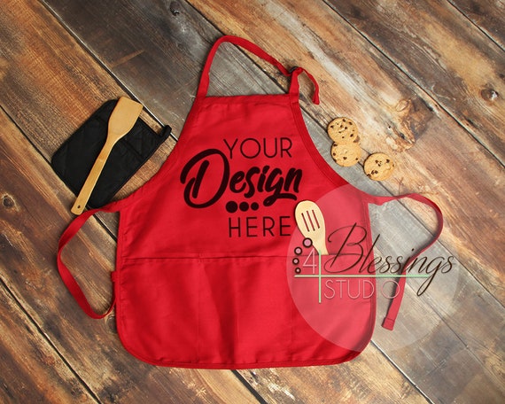Apron Mockup Blank Apron Template Red Apron Mock Up Apron Mockup Blank Apron Template Red Apron Mock Up