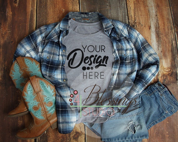 Blank Gray T-Shirt Mockup Gray Styled Shirt Blank Gray T-Shirt Mockup Gray Styled Shirt