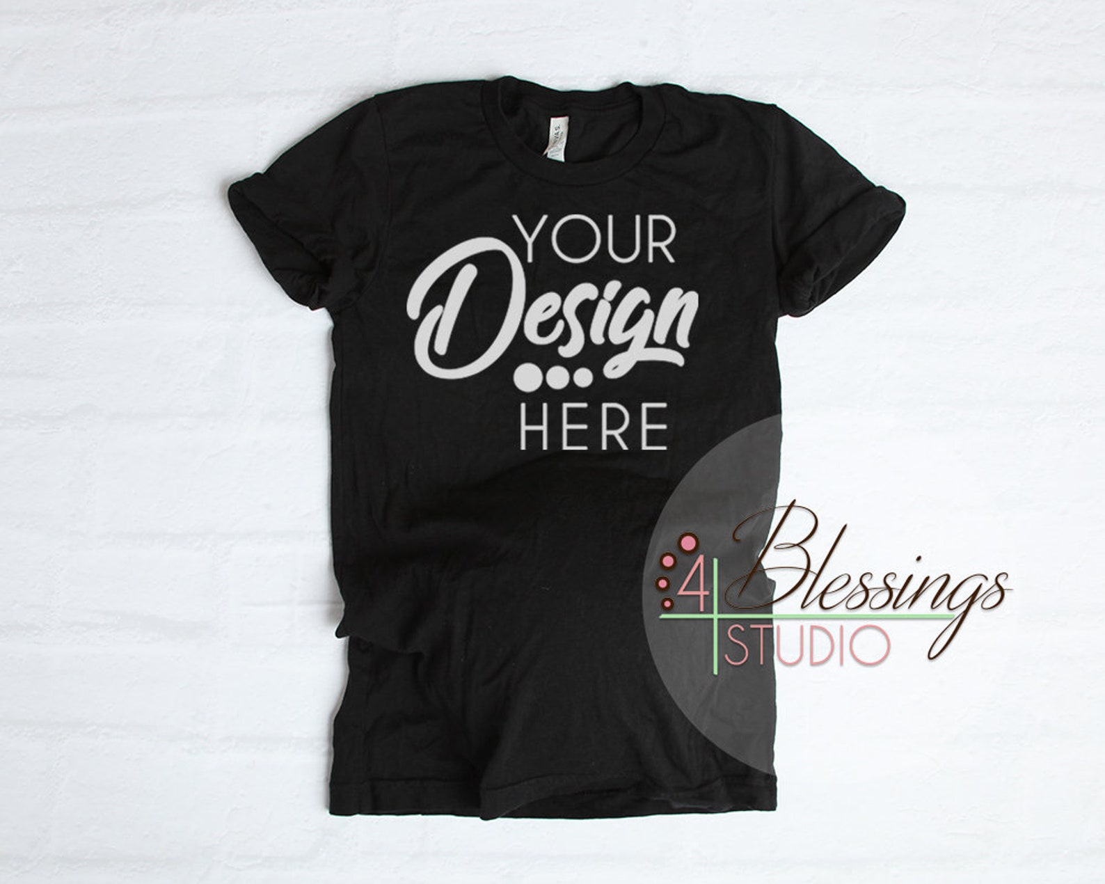 Maternity T Shirt Mockup Bella Canvas 3001 Black Tee Shirt