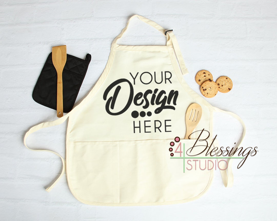 Apron Mockup, Blank Apron Template, Natural Apron Mock Up, Chef Mockup