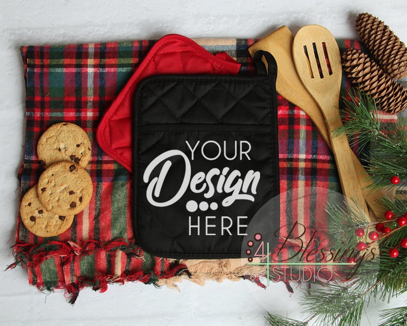 Potholder Mockup Pot Holder Mock up Kitchen Mockup Etsy