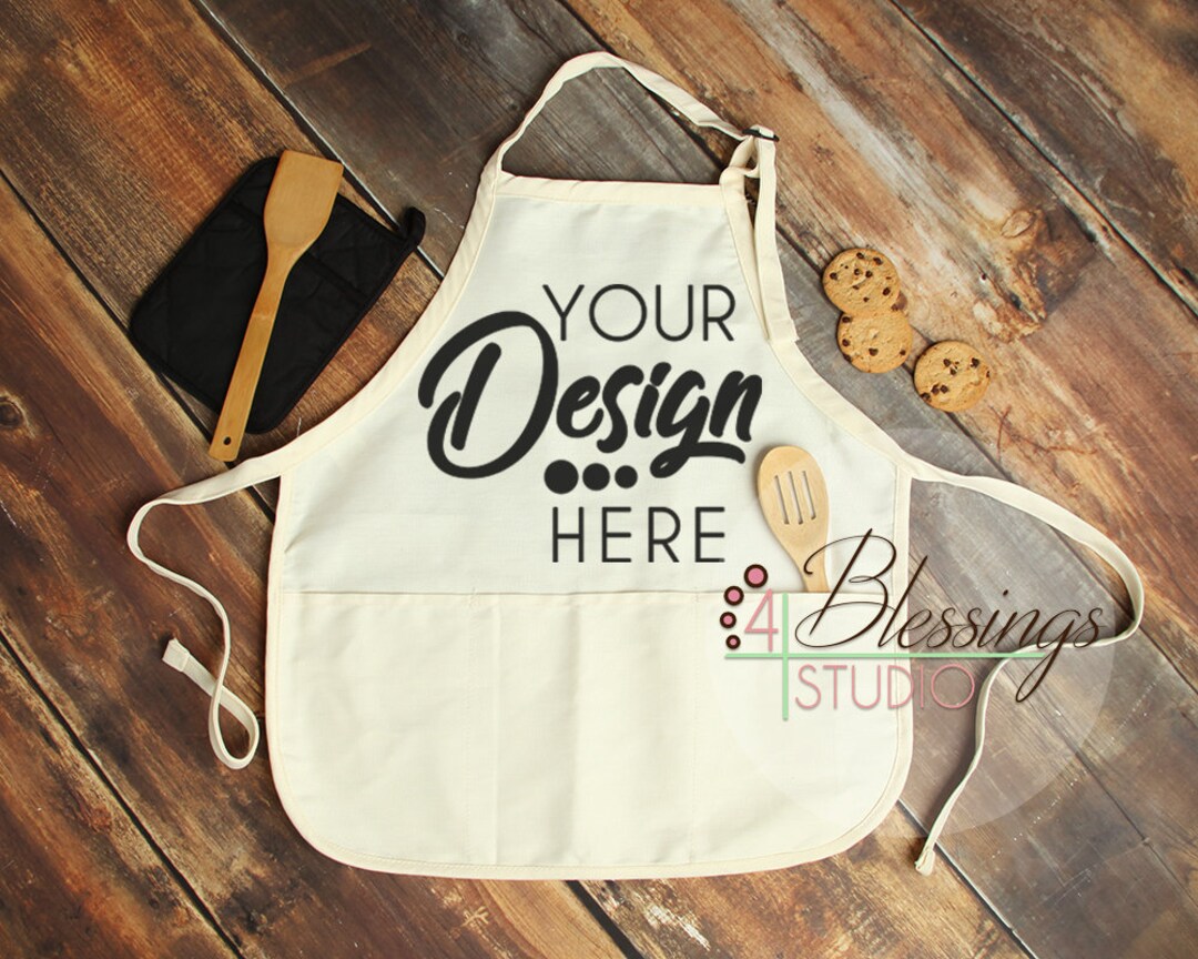 Apron Mockup Blank Apron Template Natural Apron Mock Up Etsy