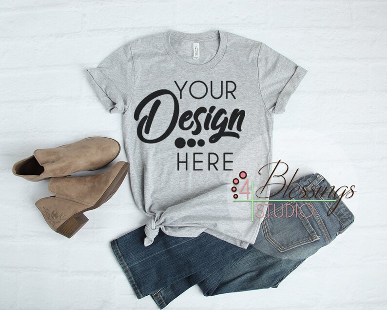 Download Bella Canvas Mockup Bundle T Shirt Mockup Bundle 5 images ...
