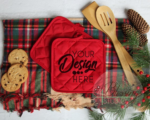 Download Free Potholder Mockup Pot Holder Mock Up Kitchen Mockup Etsy SVG DXF Cut File