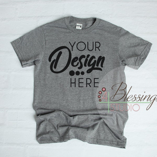 Graphite T Shirt Gildan H000 Mockup Unisex Shirt SVG T Shirt Flat Shirt Mockup Shirt Flat Lay Mens Shirt Mockup Vinyl Mockup Blank Shirt