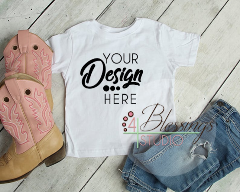 Download Blank White Kids T Shirt Mockup White Shirt Mockup Toddler ...
