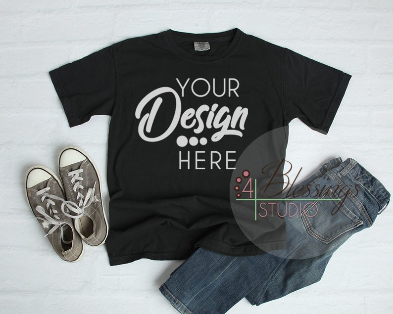 Download Comfort Colors Tshirt Mockup 1717 Unisex Shirt Mockup ...
