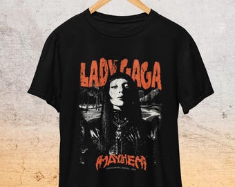 レディー・ガガ オーバーサイズ コットンTシャツ ユニセックス