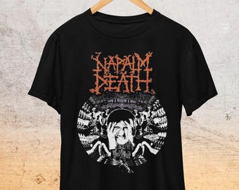 T-shirt Napalm Death Noir Unisexe – Tournée Officielle – Tailles S à 5XL – Modèle EL042