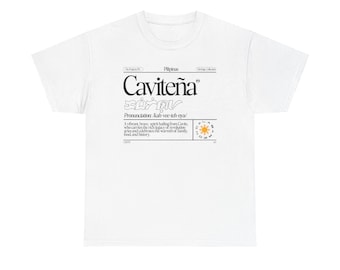Filipinas, Regalo de Navidad, Camiseta de comida, Camiseta filipina de Cavite Filipinas: Camiseta unisex del orgullo caviteño
