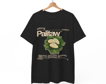 Filipinas, regalo de Navidad, camisetas gráficas, camisa Palitaw: Top cultural Ulam Foodie Pilipinas