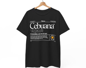 Filipinas, regalo de Navidad, camiseta de comida, camiseta FilipinoCebuana Filipina Pride - Camiseta unisex de la ciudad natal de Filipinas