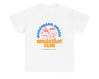 Magandang Umaga Breakfast Club T-Shirt | Filipino Morning Cartoon Tee