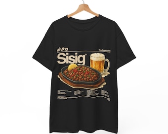 Filipinas, Regalo de Navidad, Camisetas Gráficas, Camisa de Comida Filipina Sisig: Regalo OFW de Cocina Pilipinas