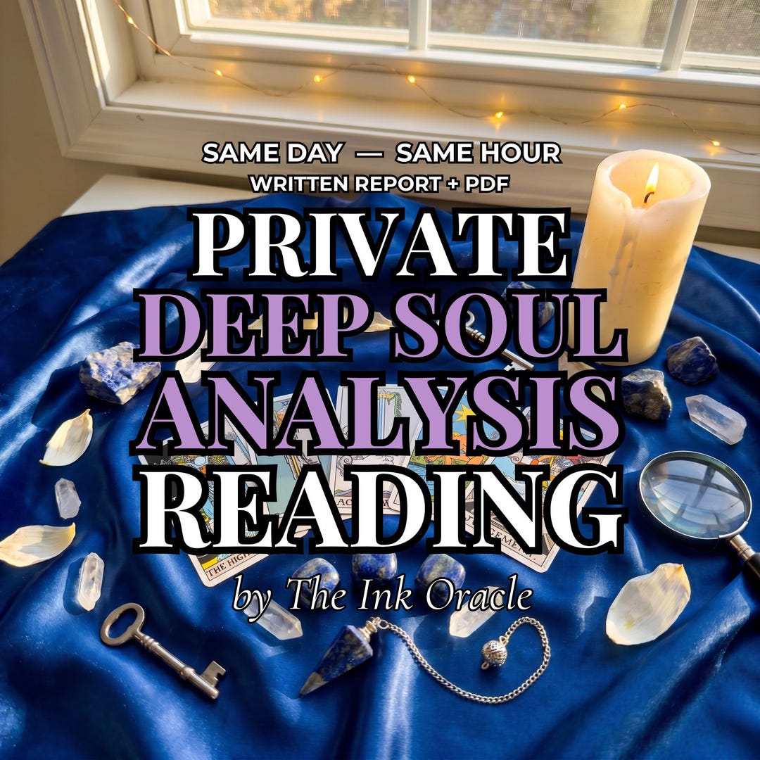 Deep Soul Analysis Reading, Clarity Psychic, Life Path Tarot, Shadow ...