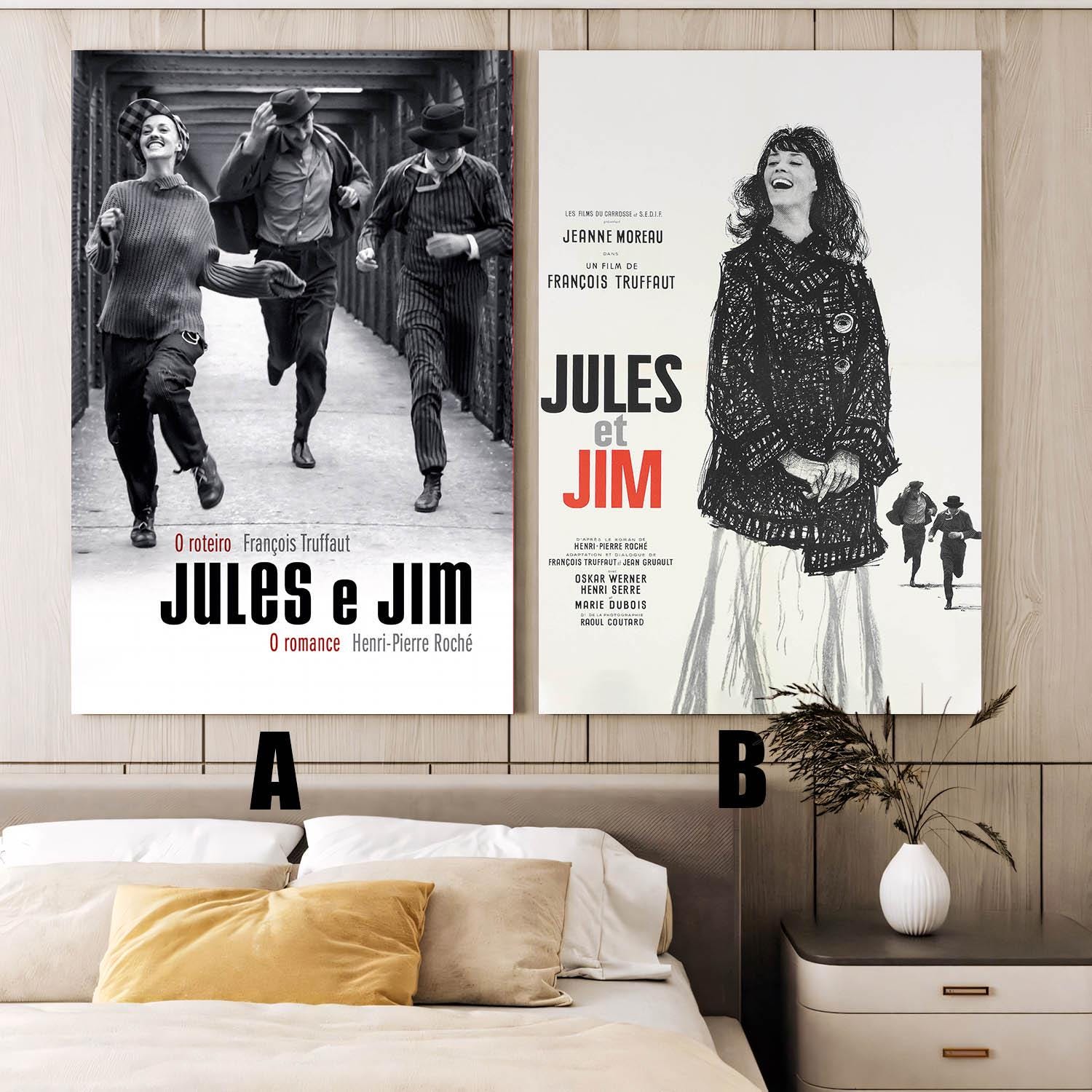 フランソワ トリュフォー Jules and Jim 1995年製ポスター 【公式通販】