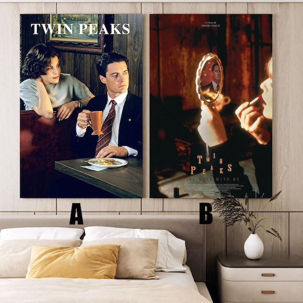Twin Peaks Movie poster,Frameless canvas posters,Vintage posters,Holiday gift,Room decorations,Christmas gifts