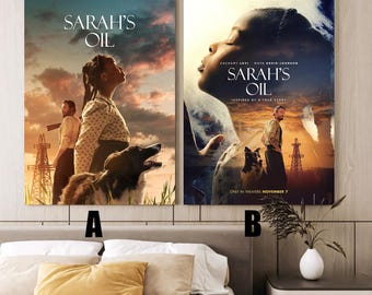Sarah's Oil (2025) Movie poster,Frameless canvas posters,Vintage posters,Custom posters, Holiday gift,Room decorations,Christmas gifts