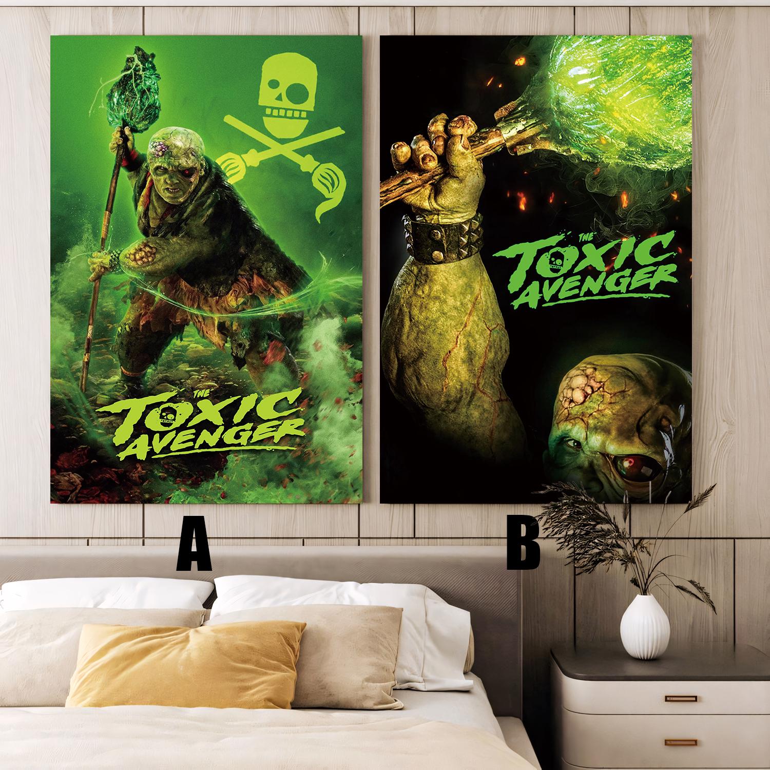 トキシック・アベンジャー 無修正版（2025年）映画ポスター、フレーム