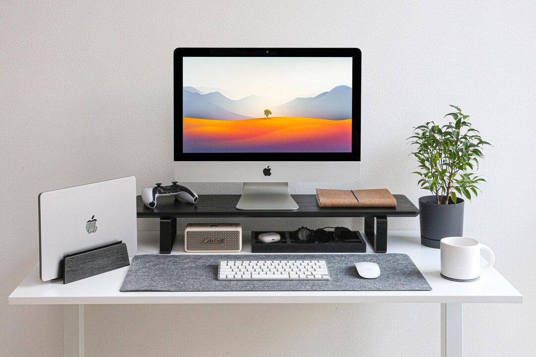 Industrial Style Laptop Stand, Vertical Laptop Holder, Tech Accessories ...