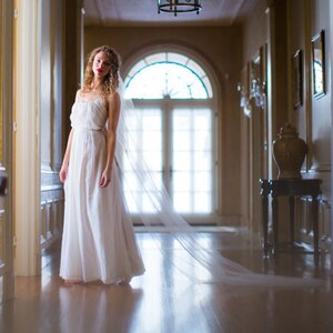 Kathedrale Länge Brautschleier Handgemachte Hochzeitsschleier