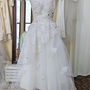 Wedding Bridal Dress, Sweetheart Neckline, Beading Lace 