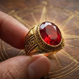 High Ranking Illuminati Freemason Eye Ring Antique Vintage Metaphysical