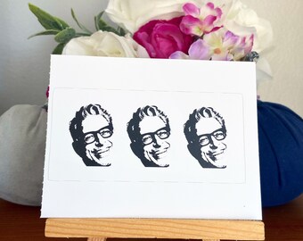 Jeff Goldblum is a Perfect Beautiful Man Sticker | Silly Fun Quirky Christmas Stocking Stuffer | Last Minute | Ready to Ship