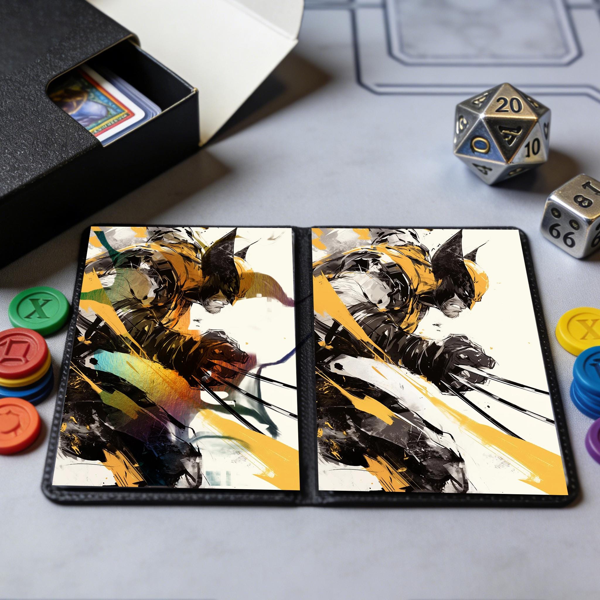 wolverine card sleeves Wolverine Card Sleeves, Matte Card Sleeves, TCG Deck/Game Card Protective  Sleeves