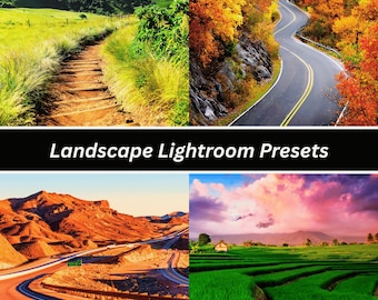 60+Landscape Lightroom Presets, Nature Presets, Landscape Presets, Mobile Presets, Desktop Presets, Cinematic Presets, Outdoor Presets