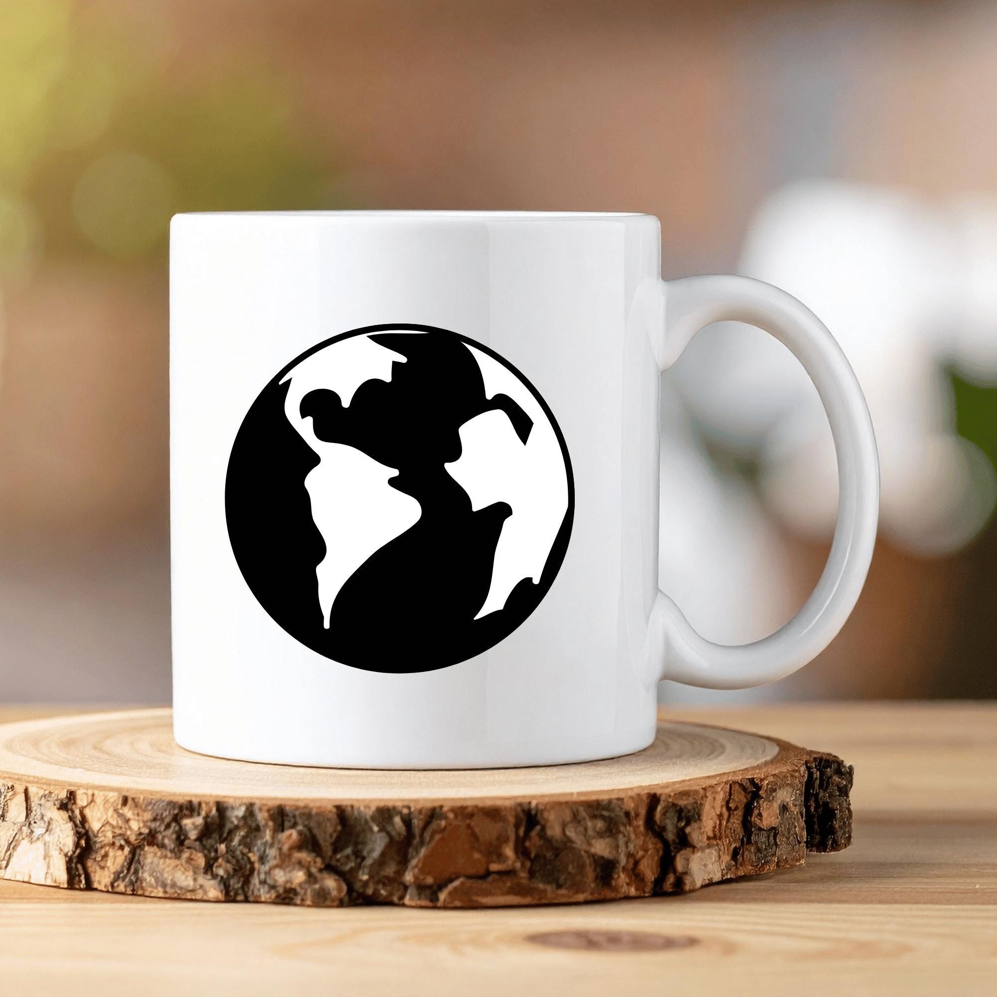 Globe SVG Bundle, World Map Clipart, Earth Silhouette (digital Download ...