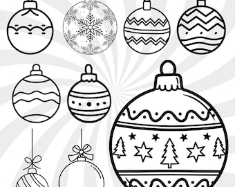 Christmas Ball Svg, Christmas Svg, Christmas Decoration, Christmas Cut Files, Christmas Vector, Christmas Clipart, Christmas Ball Png