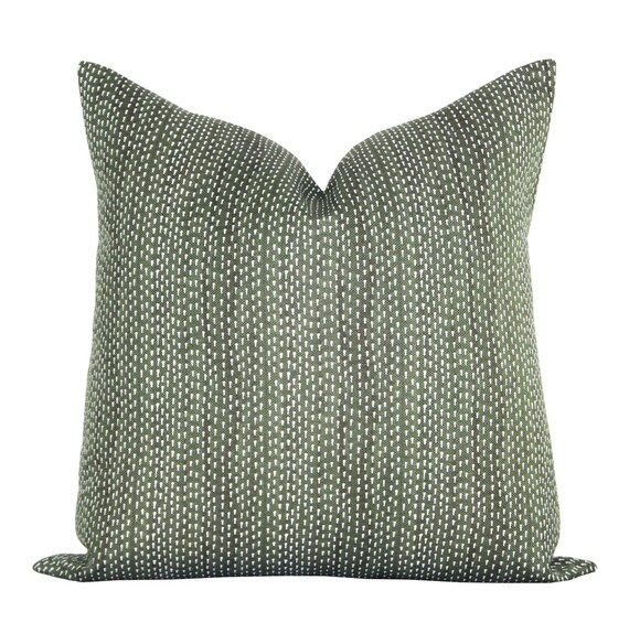 Pillow cover Kantha Willow green dots Multi Colors Kantha Dot Pillow Cover