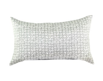 READY TO SHIP, Outdoor pillow cover, Batik Albatross, lumbar, geometric, Spark Modern pillow