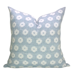 Pillow cover, Timur Weave Sky, blue background, woven geometric, Spark Modern pillow
