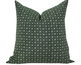Pillow cover, Faroe Spruce, geometric, Spark Modern pillow