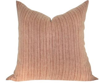 Pillow cover, Tristan Roux, rust stripe, Spark Modern pillow